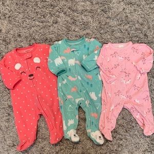 Baby pajamas pack and play 0-3 months